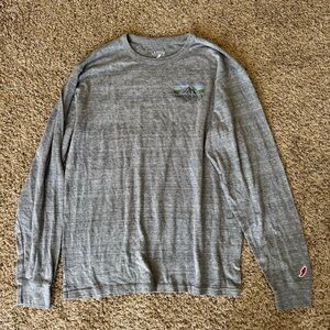 Aspen Maroon Bells White River National Forest League Long Sleeve Shirt, Large